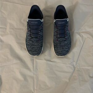 Skechers Women's Navy and Pink Athletic Shoes